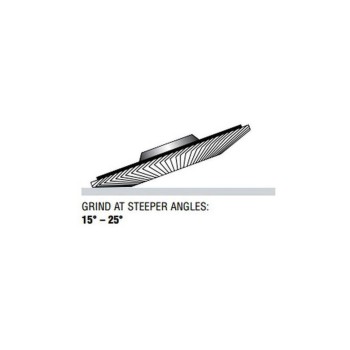 GERMAFLEX Lamellás csiszolókorong kúpos 125 x 22,2 mm / P100 inox (CIR-12908)