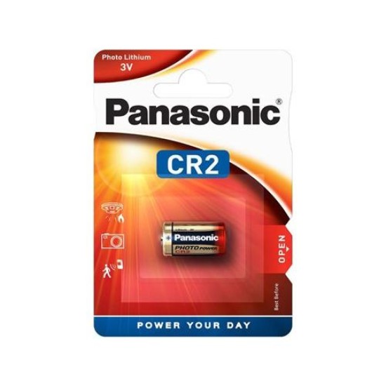 PANASONIC CR2 lítium gombelem 3 V (CR2L-1BP)