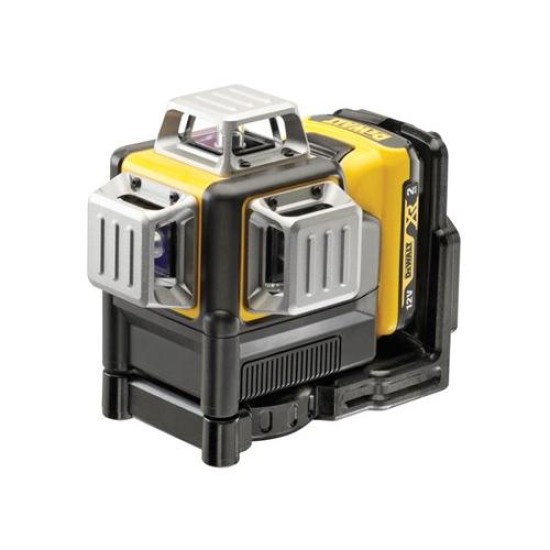 DEWALT Akkus 3 síkú lézer 10,8-12 V (zöld) (1 x 2 Ah + töltő) DCE089D1G (DCE089D1G-QW)