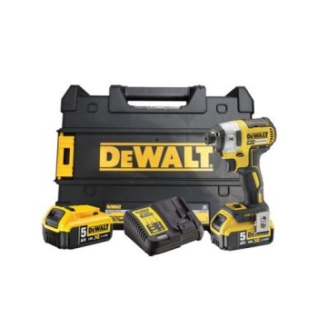 DEWALT Akkus ütvecsavarozó 18 V szénkefe nélküli (2 x 5 Ah + töltő) DCF887P2 (DCF887P2-QW)