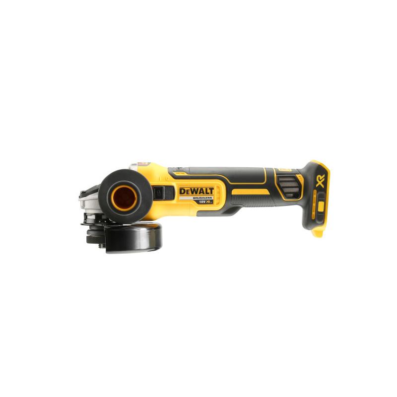 DEWALT Akkus sarokcsiszoló 125 mm 18 V szénkefe nélküli (akku + töltő nélkül, TSTAK) DCG405NT (DCG405NT-XJ)