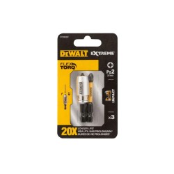 DEWALT Extreme Impact Bithegy + tartó PZ2 x 50 mm (2 db/cs) (DT70535T-QZ) DEWALT Extreme Impact Bithegy + tartó PZ2 x 50 mm (2 db/cs) (DT70535T-QZ)