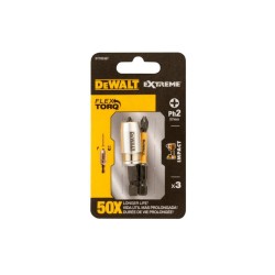 DEWALT Extreme Impact Bithegy + tartó PH2 x 50 mm (2 db/cs) (DT70536T-QZ) DEWALT Extreme Impact Bithegy + tartó PH2 x 50 mm (2 db/cs) (DT70536T-QZ)