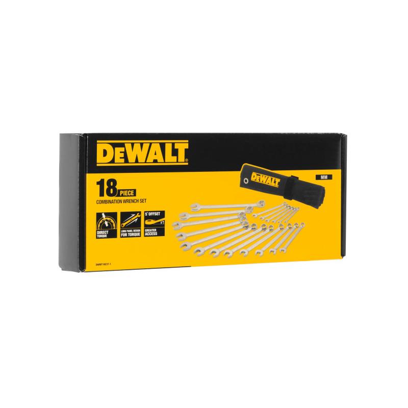 DEWALT Csillag-villáskulcs készlet 18 részes 6-24 mm (DWMT19237-1)