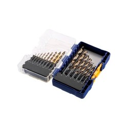 IRWIN Csigafúró készlet 15 részes HSS PRO hengeres (1,5-10 mm) (IW3031503) IRWIN Csigafúró készlet 15 részes HSS PRO hengeres (1,5-10 mm) (IW3031503)