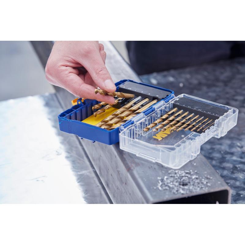 IRWIN Csigafúró készlet 15 részes TiN hengeres (1,5-10 mm) (IW3038501)