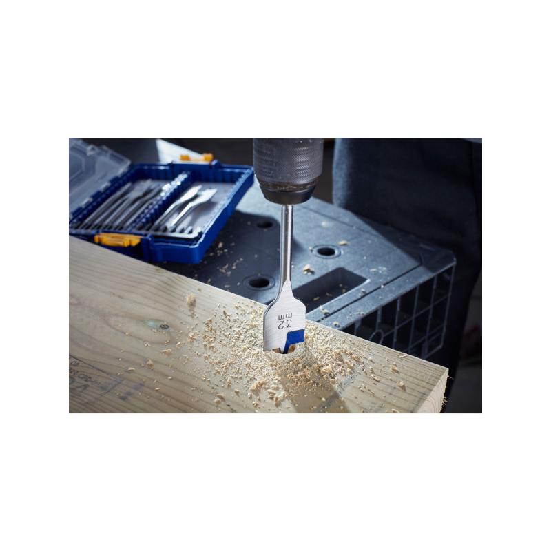 IRWIN Lapos fafúró készlet 17 részes bit Blue Groove 4x (IW4041002) IRWIN Lapos fafúró készlet 17 részes bit Blue Groove 4x (IW4041002)