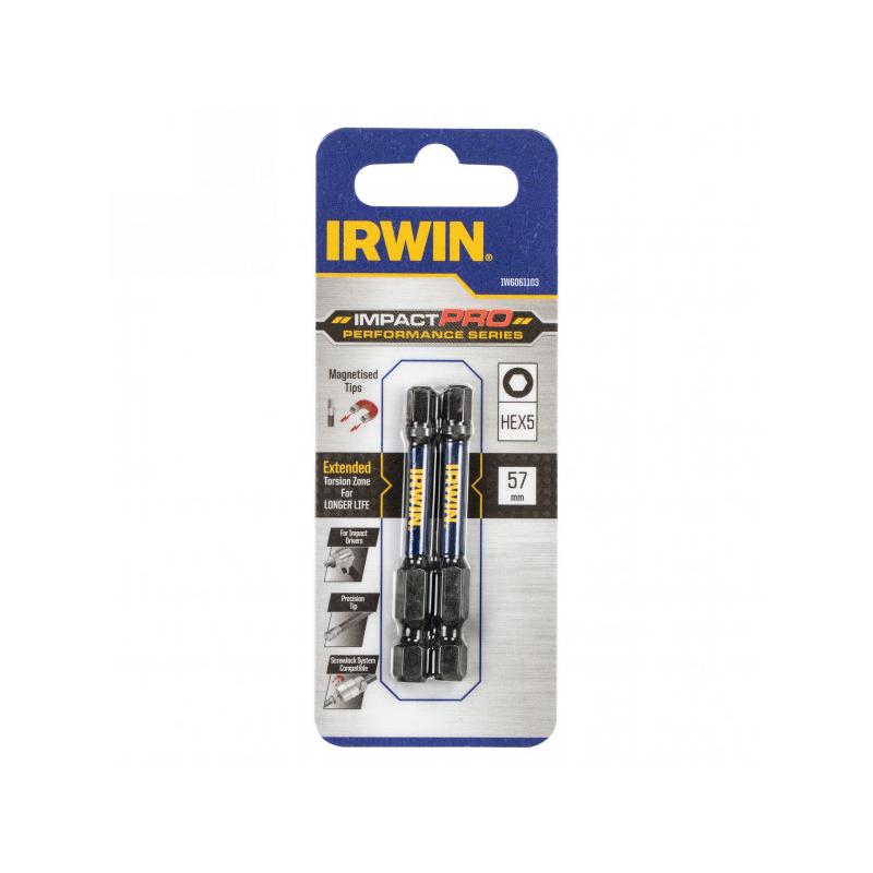 IRWIN Impact Pro Bithegy imbusz 5 x 57 mm (2 db/cs) (IW6061103)