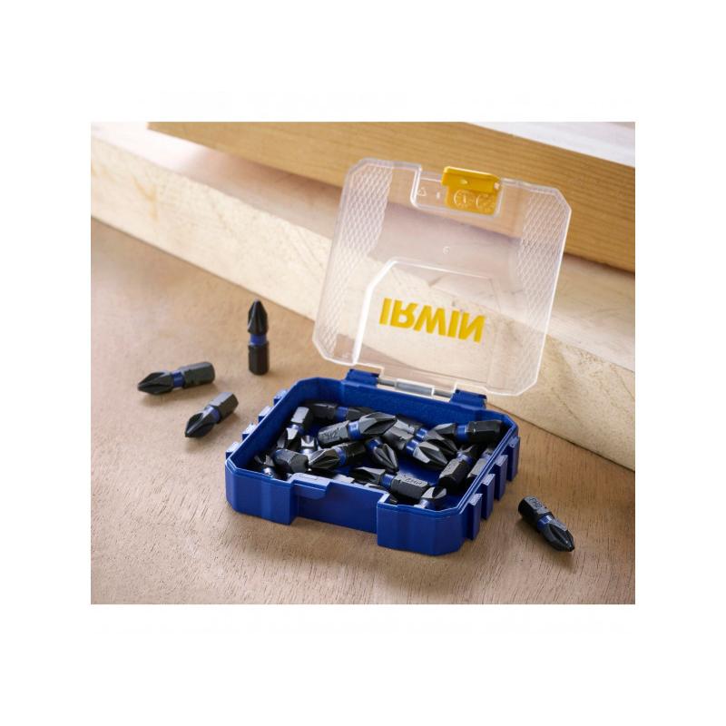 IRWIN Impact Pro Bithegy készlet PH2 x 25 mm + bithegy-tartó (20 db/cs) (IW6061323)