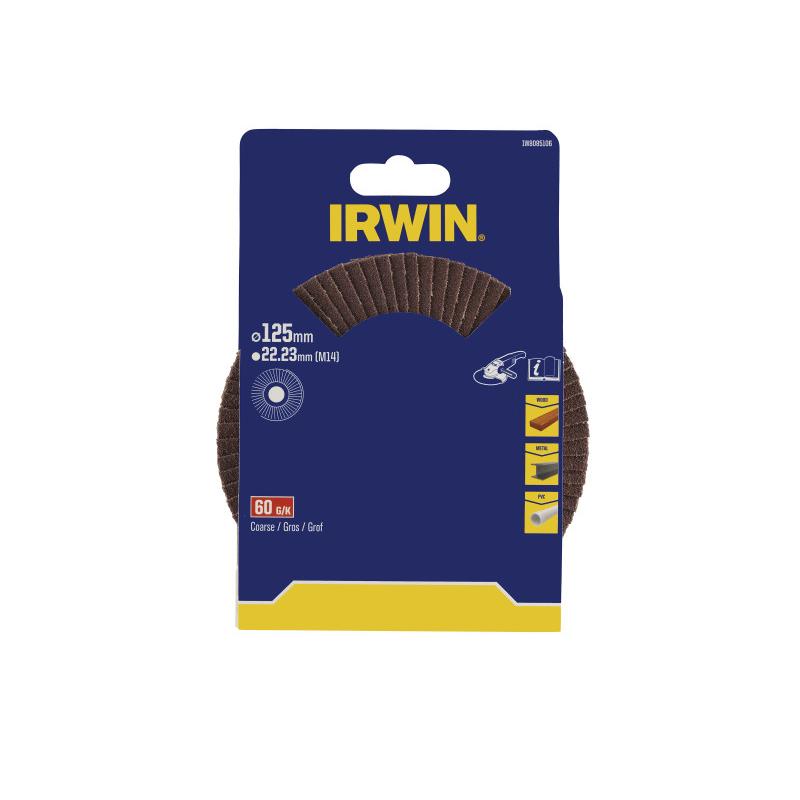 IRWIN Lamellás csiszolókorong 125 x 22 mm P60 (IW8085106)