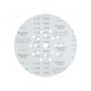 GERMAFLEX Tépőzáras fíbertárcsa 225 mm / P80 18+1 lyukas (5 db/cs) (KND-33823)