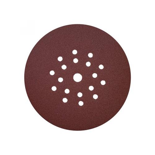 GERMAFLEX Tépőzáras fíbertárcsa 225 mm / P100 18+1 lyukas (5 db/cs) (KND-33824)