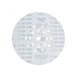 GERMAFLEX Tépőzáras fíbertárcsa 225 mm / P120 18+1 lyukas (5 db/cs) (KND-33825) GERMAFLEX Tépőzáras fíbertárcsa 225 mm / P120 18+1 lyukas (5 db/cs) (KND-33825)