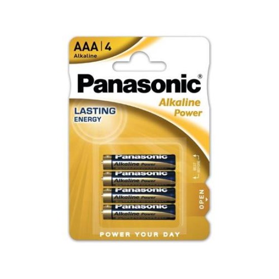 PANASONIC AAA/mikro tartós alkáli elem 1,5 V (4 db/cs) (LR03APB-4BP)