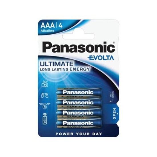 PANASONIC EVOLTA AAA/mikro szupertartós alkáli elem 1,5 V (4 db/cs) (LR03EGE-4BP)