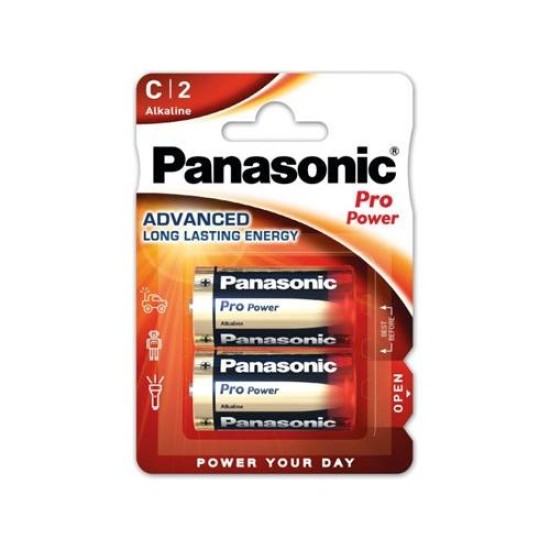 PANASONIC C/baby tartós alkáli elem 1,5 V (2 db/cs) (LR14PPG-2BP)