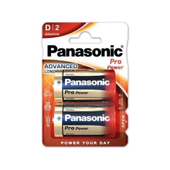 PANASONIC D/góliát tartós alkáli elem 1,5 V (2 db/cs) (LR20PPG-2BP)