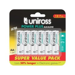 UNIROSS VALUE AA/ceruza tartós alkáli elem 1,5 V (12 db/cs) (LR6-UALKVPAA12)