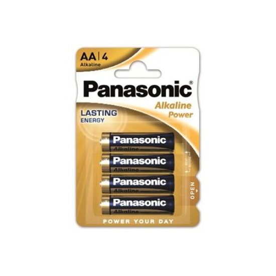 PANASONIC AA/ceruza tartós alkáli elem 1,5 V (4 db/cs) (LR6APB-4BP)