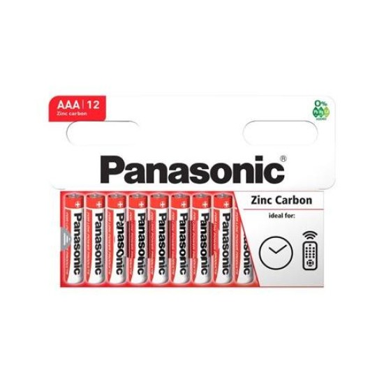 PANASONIC AAA/mikro cink-mangán tartós elem 1,5 V (12 db/cs) (R03RZ-12HH)