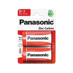 PANASONIC D/góliát cink-mangán tartós elem 1,5 V (2 db/cs) (R20R-2BP)