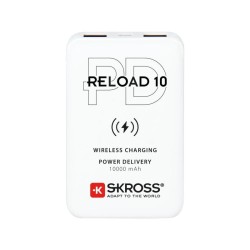 SKROSS Powerbank 10000mAh vezeték nélküli töltéssel két kimenettel (RELOAD10-QI)