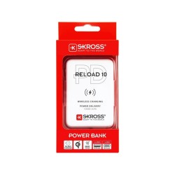 SKROSS Powerbank 10000mAh vezeték nélküli töltéssel két kimenettel (RELOAD10-QI) SKROSS Powerbank 10000mAh vezeték nélküli töltéssel két kimenettel (RELOAD10-QI)