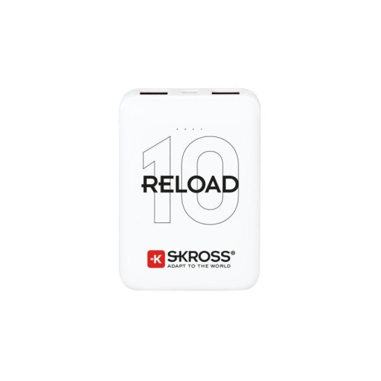 SKROSS Powerbank 10000 mAh USB kábellel két kimenettel (RELOAD10)