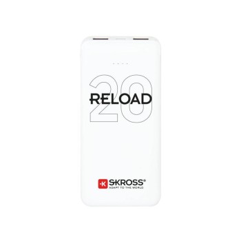 SKROSS Powerbank 20000 mAh USB kábellel két kimenettel (RELOAD20)