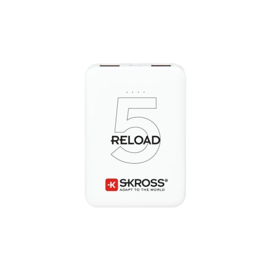 SKROSS Powerbank 5000 mAh USB kábellel két kimenettel (RELOAD5)