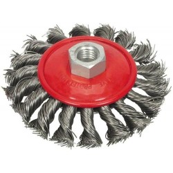 GERMAFLEX Döntött sodrott körkefe 125 x M14 acél (SZC-00015) GERMAFLEX Döntött sodrott körkefe 125 x M14 acél (SZC-00015)