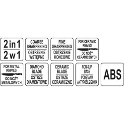 YATO GASTRO Késélező 2 az 1-ben (YG-02355)