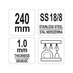 YATO GASTRO Konyhai univerzális fogó 240 mm inox (YG-02750)