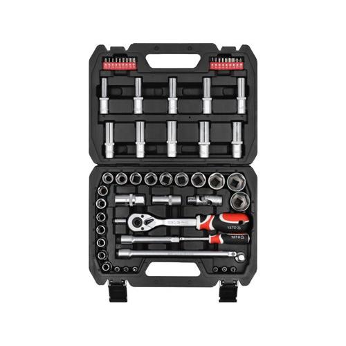 YATO Dugókulcs készlet 60 részes 1/2' 1/4' CrV (YT-12660) YATO Dugókulcs készlet 60 részes 1/2' 1/4' CrV (YT-12660)