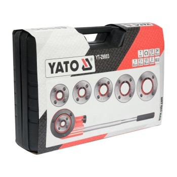 YATO Csőmenetmetsző készlet 6 részes (1/2'-2') (YT-29003) YATO Csőmenetmetsző készlet 6 részes (1/2'-2') (YT-29003)