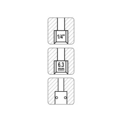 YATO Pneumatikus gyorscsatlakozó 1/4' (YT-2393) YATO Pneumatikus gyorscsatlakozó 1/4' (YT-2393)