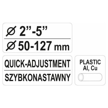 YATO Csővágó görgős 50-127 mm (réz-alu-műany.) (YT-2235) YATO Csővágó görgős 50-127 mm (réz-alu-műany.) (YT-2235)