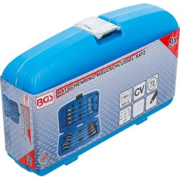 BGS Technic Racsnis csillag-villáskulcs k?szlet nyitott 8 - 17 mm 9 darabos (BGS 30849) BGS Technic Racsnis csillag-villáskulcs k?szlet nyitott 8 - 17 mm 9 darabos (BGS 30849)