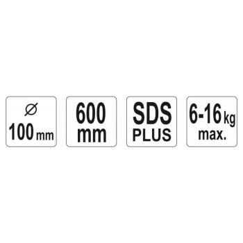 YATO Keverőszár (festék) 100 x 600 mm SDS-Plus (YT-5493)