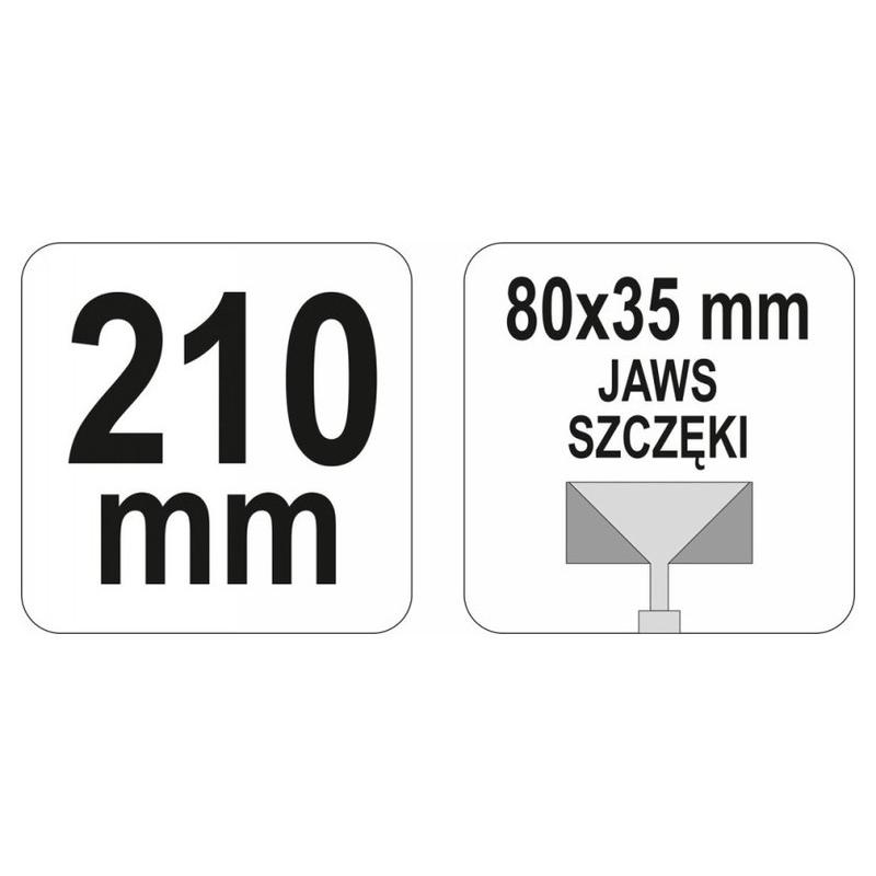 YATO Falcfogó áttételes 45° (YT-5140)