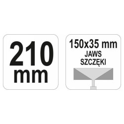 YATO Falcfogó áttételes egyenes (YT-5142)