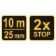 VOREL Mérőszalag 10 m x 25 mm (10139) VOREL Mérőszalag 10 m x 25 mm (10139)