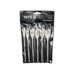 YATO Lapos fafúró készlet 6 részes bit befogású (10-12-16-18-20-25 mm) (YT-3258) YATO Lapos fafúró készlet 6 részes bit befogású (10-12-16-18-20-25 mm) (YT-3258)