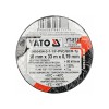 YATO Szigetelőszalag 50 x 0,19 mm x 33 m fekete (YT-8177)