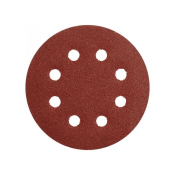 YATO Tépőzáras fíbertárcsa 125 mm / P40 8 lyukas (5 db/cs) (YT-83451)