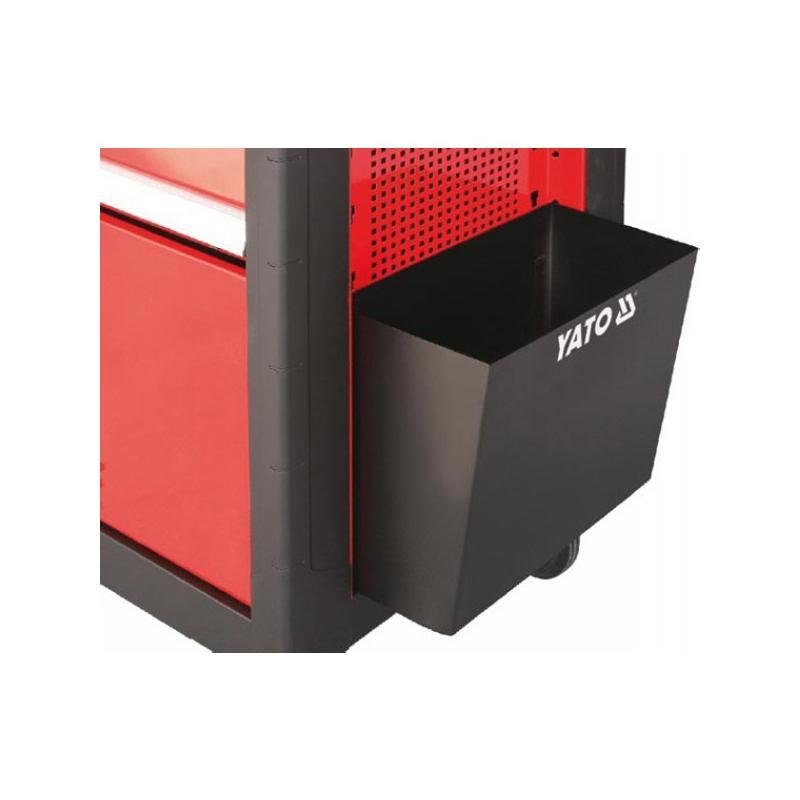 YATO YT-0908 Kiegészítő szemétkosár szerszámkocsihoz, hulladék és alkatrész tárolására