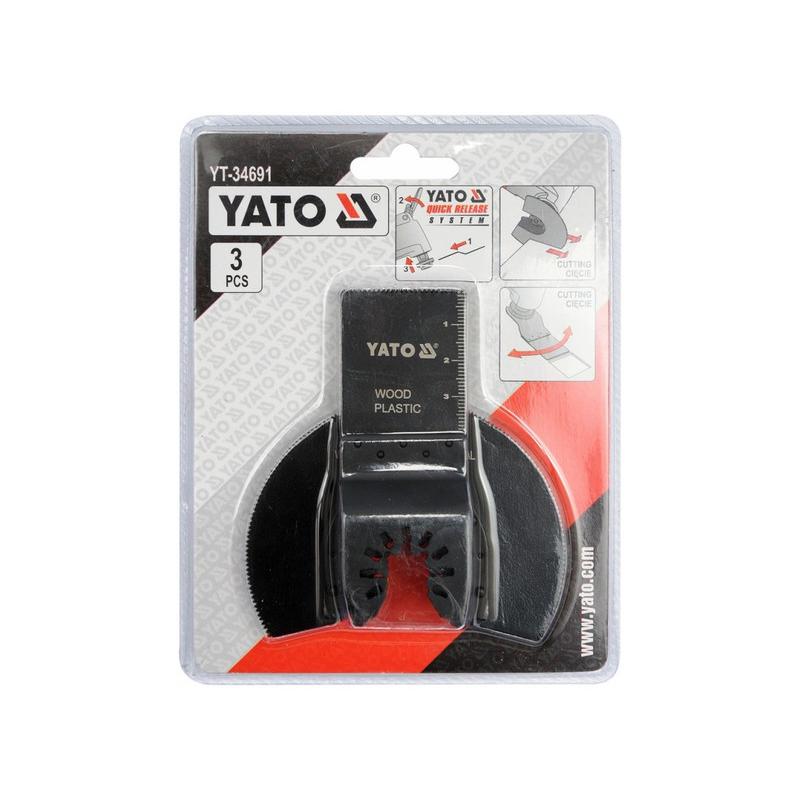 YATO Fűrészlap készlet 3 részes multifunkciós géphez (YT-34691)