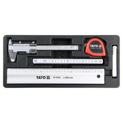YATO Mérőeszköz készlet 5 részes (fiókbetét) (YT-55474) YATO Mérőeszköz készlet 5 részes (fiókbetét) (YT-55474)