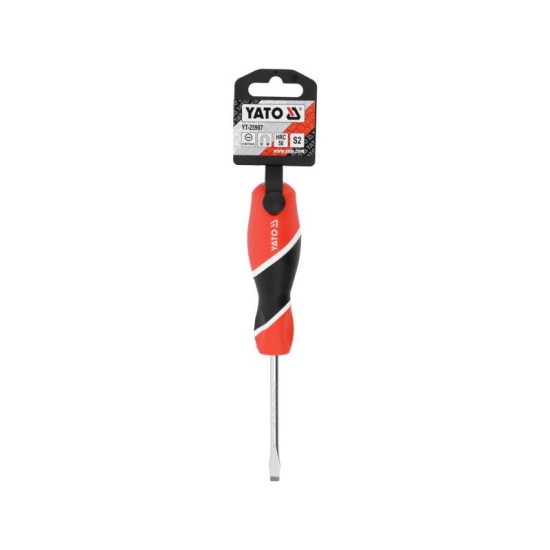YATO Csavarhúzó lapos 5 x 75 mm mágneses S2 (YT-25907) YATO Csavarhúzó lapos 5 x 75 mm mágneses S2 (YT-25907)