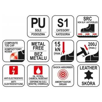 YATO Munkavédelmi szandál 42-es méret SEGURA S1 (YT-80466) YATO Munkavédelmi szandál 42-es méret SEGURA S1 (YT-80466)